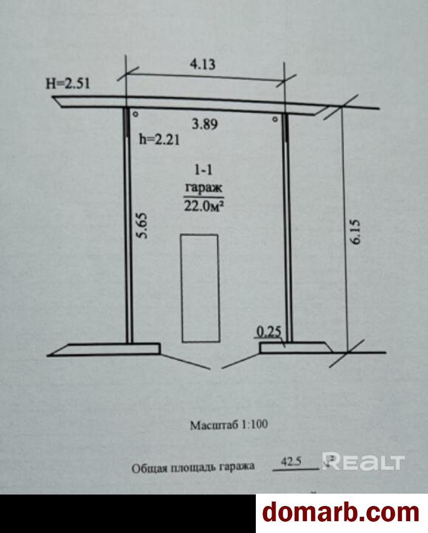 Купить Дружный Купить Гараж 22 - 42.50 м2 1 этаж 1-ная $от5300 в городе Дружный