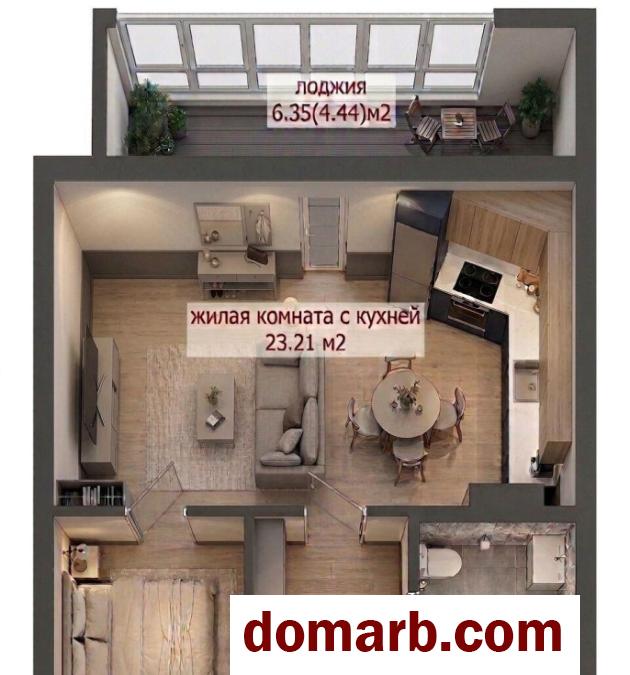 Купить Копище Купить Квартиру 2026 г. 36.35 м2 8 этаж 1-ная Михаила М� в городе Копище