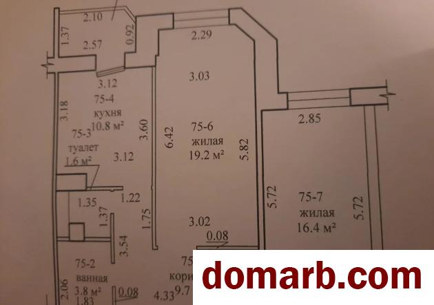 Купить Барановичи Купить Квартиру 2025 г. 64.5 м2 9 этаж 2-ная Жуков� в городе Барановичи