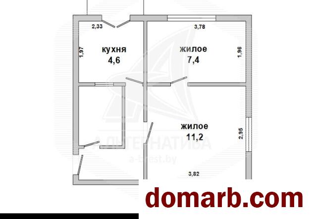 Купить Брест Купить Квартиру 1958 г. 29.8 м2 2 этаж 2-ная Космонавто� в городе Брест