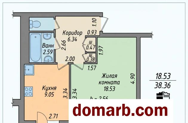 Витебск Купить Квартиру 1985 г. 38.36 м2 6 этаж 1-ная Чкалова �