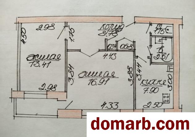 Купить Витебск Купить Квартиру 1977 г. 51.7 м2 2 этаж 2-ная Московск� в городе Витебск