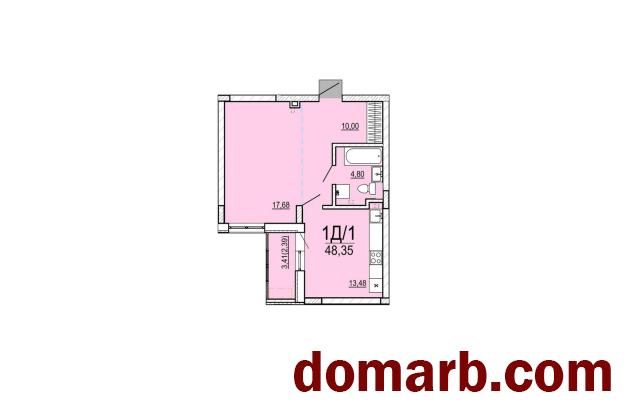Купить Брест Купить Квартиру 2028 г. 48.35 м2 2 этаж 1-ная Октябрьско в городе Брест