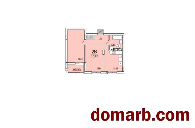 Купить Брест Купить Квартиру 2028 г. 57.42 м2 11 этаж 2-ная Октябрьск� в городе Брест