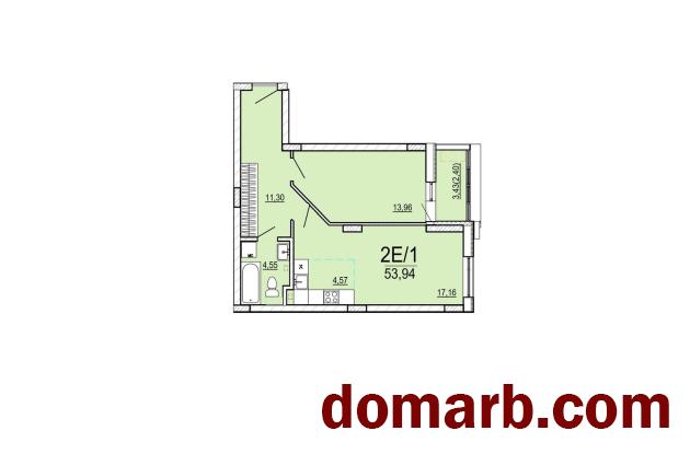 Купить Брест Купить Квартиру 2028 г. 53.94 м2 2 этаж 2-ная Октябрьско в городе Брест