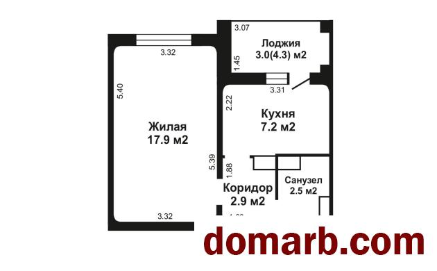 Купить Минск Купить Квартиру 2010 г. 33.5 м2 8 этаж 1-ная Игнатовско� в городе Минск