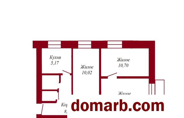 Купить Пинск Купить Квартиру 1968 г. 50 м2 3 этаж 3-ная Иркутско-Пин в городе Пинск