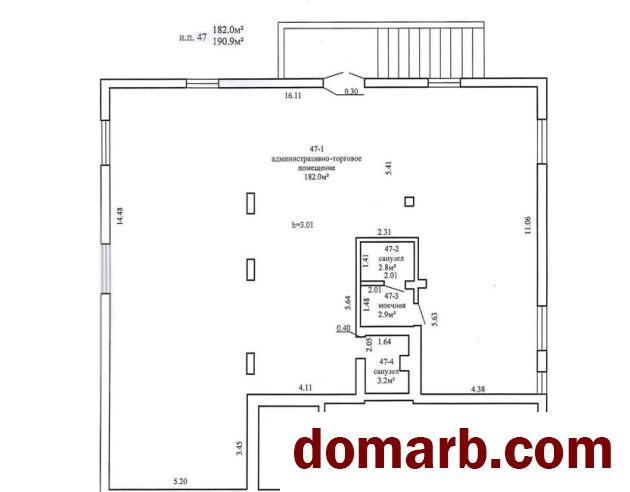 Купить Брест Купить Коммерческую недвижимость 190.9 м2 17 Сентяб� в городе Брест