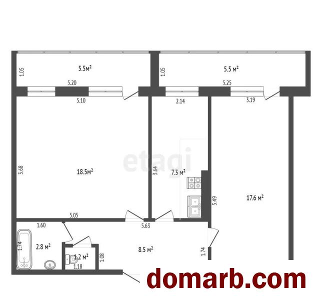 Купить Ратомка Купить Квартиру 2005 г. 453.2 м2 1 этаж 5+-ная Линейна� в городе Ратомка