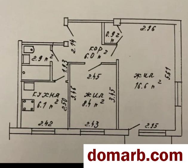 Купить Минск Снять Квартиру 41 м2 5 этаж 2-ная Кальварийская ул. $ в городе Минск