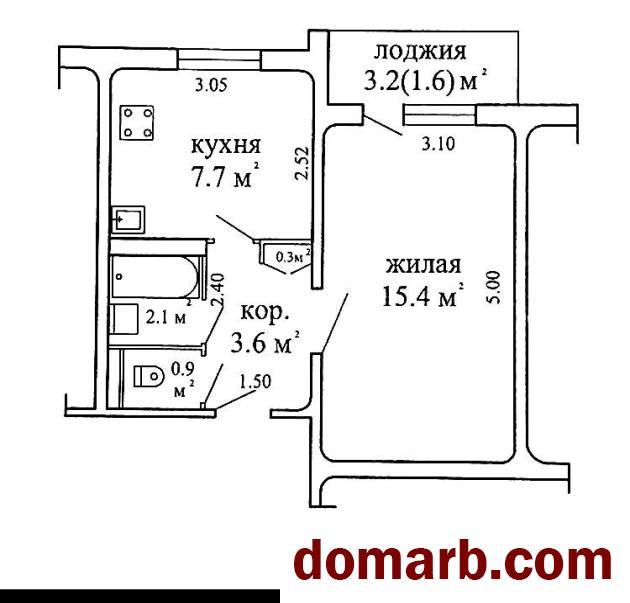 Минск Купить Квартиру 1966 г. 31.6 м2 5 этаж 1-ная Васнецова у