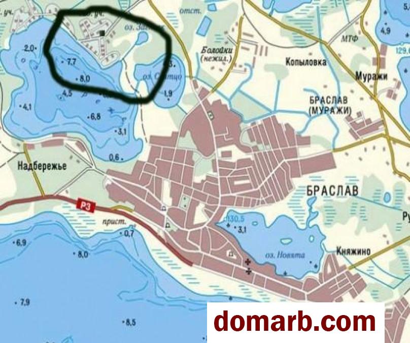 Купить Браслав Купить Участок Хомковщина ул. $5000 в городе Браслав