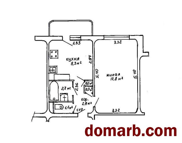 Купить Минск Купить Квартиру 1990 г. 34.3 м2 4 этаж 1-ная Гинтовта ул в городе Минск