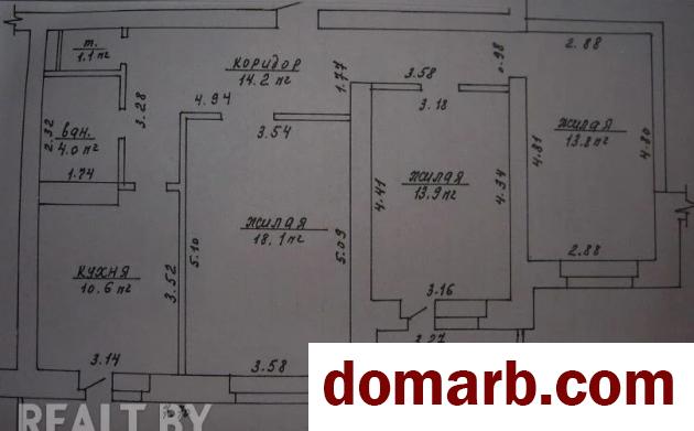 Купить Минск Снять Квартиру 3-ная Логойский тракт ул. $480 в городе Минск