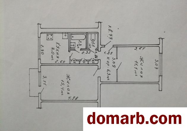 Купить Минск Снять Квартиру 1980 г. 43.8 м2 4 этаж 2-ная Брестская ул в городе Минск