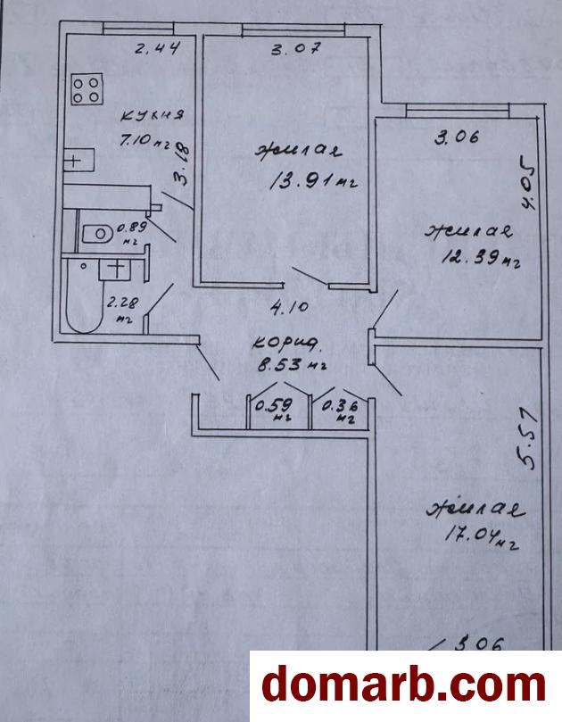 Купить Минск Купить Квартиру 1978 г. 63 м2 8 этаж 3-ная Шишкина ул. 26 в городе Минск