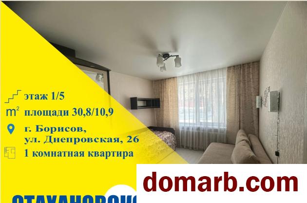 Купить Борисов Купить Квартиру 1982 г. 30.8 м2 1 этаж 1-ная Днепровс� в городе Борисов