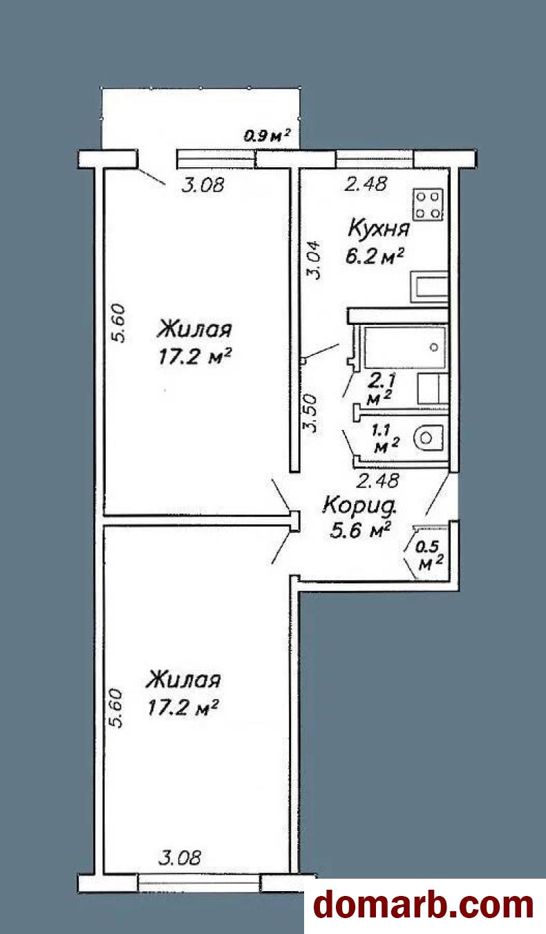 Купить Минск Купить Квартиру 1966 г. 50.8 м2 3 этаж 2-ная Гая ул. 40 ул. в городе Минск