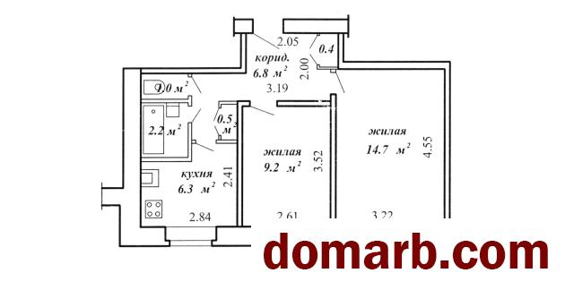 Минск Купить Квартиру 1970 г. 41.1 м2 3 этаж 2-ная Жудро ул. $797