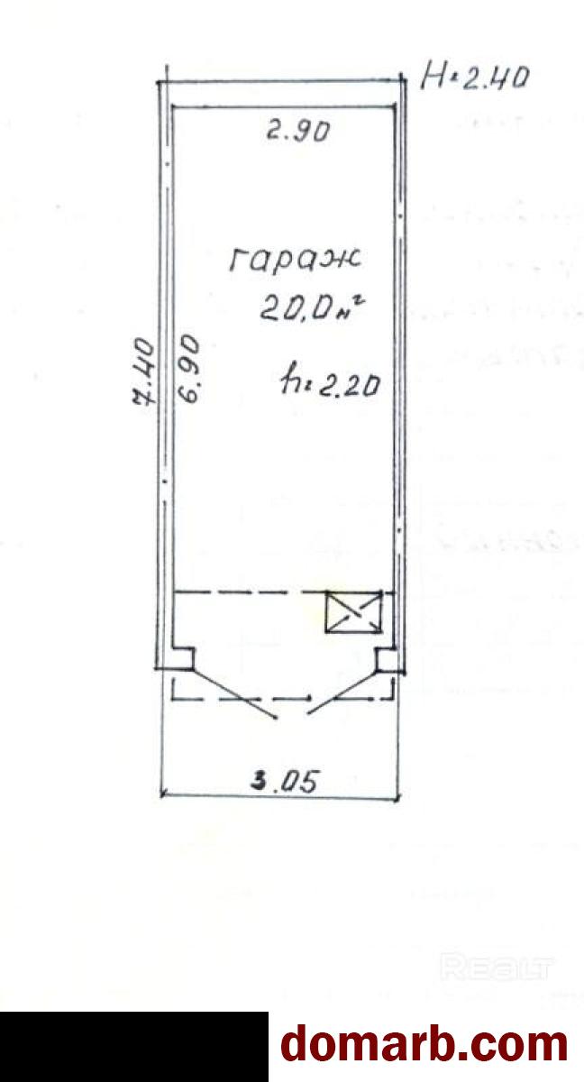 Купить Минск Купить Гараж 20 м2 1 этаж 1-ная Маяковского пер. ул. $ в городе Минск
