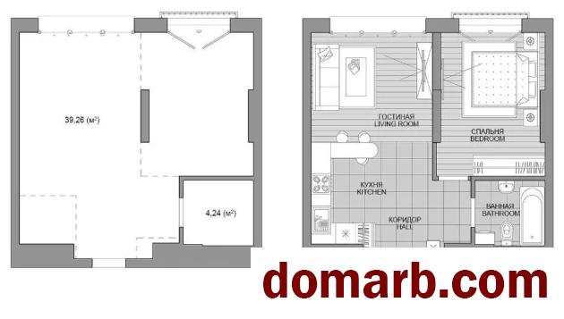 Купить Минск Купить Квартиру 2027 г. 43,5 м2 12 этаж 2-ная Мира просп. в городе Минск