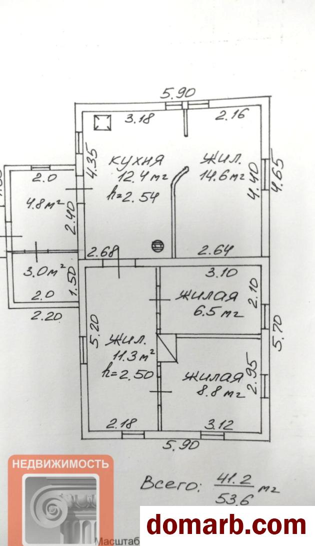 Купить Гомель Купить Дом 1979 г. 53.6 м2 1 этаж Залинейная ул. $8000 в городе Гомель