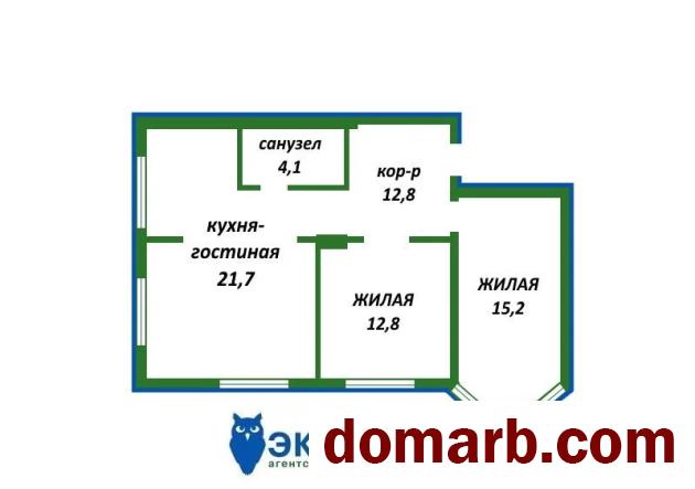 Купить Минск Купить Квартиру 1954 г. 66,6 м2 2 этаж 3-ная Жилуновича  в городе Минск