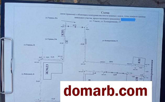 Купить Гомель Купить Участок Кооперативная ул. $14100 в городе Гомель