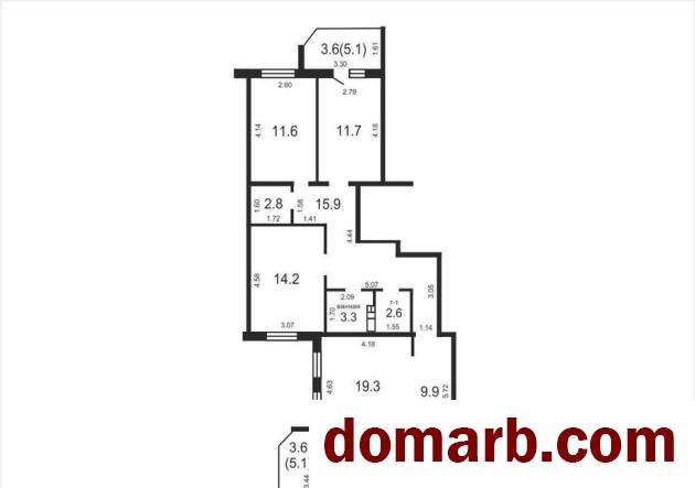 Купить Минск Купить Квартиру 2010 г. 105,6 м2 4 этаж 4-ная Героев 120-й  в городе Минск