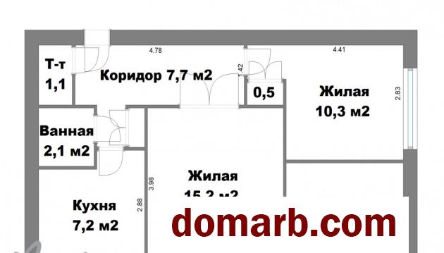 Купить Минск Купить Квартиру 1968 г. 53.2 м2 1 этаж 3-ная Ташкентска в городе Минск