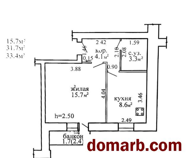 Купить Орша Купить Квартиру 1991 г. 33.4 м2 8 этаж 1-ная Воз-ан-Влен у в городе Орша