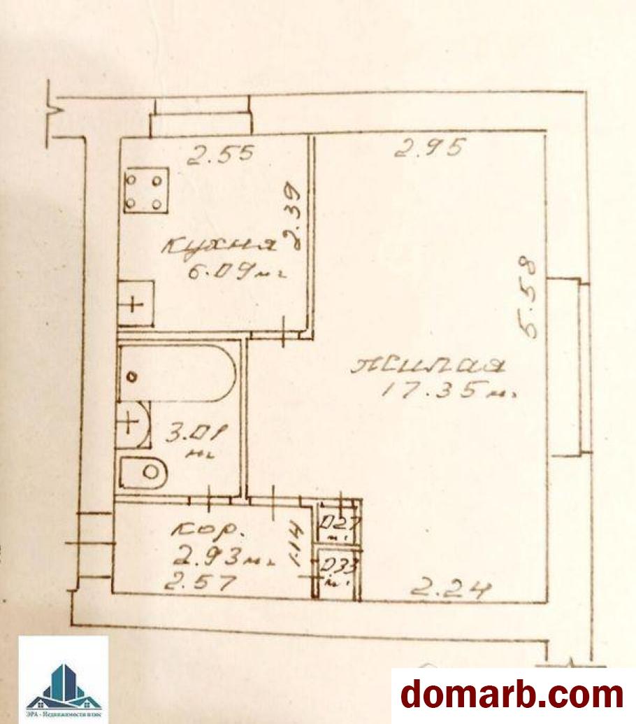 Купить Минск Купить Квартиру 1966 г. 30 м2 4 этаж 1-ная Волоха ул. $490 в городе Минск