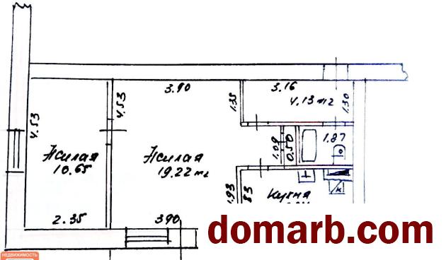 Купить Петриков Купить Квартиру 1965 г. 41.6 м2 2 этаж 2-ная Коммуна в городе Петриков