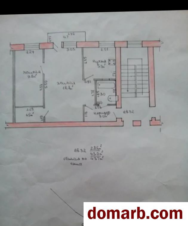 Купить Слоним Купить Квартиру 1961 г. 44 м2 4 этаж 2-ная $21000 в городе Слоним