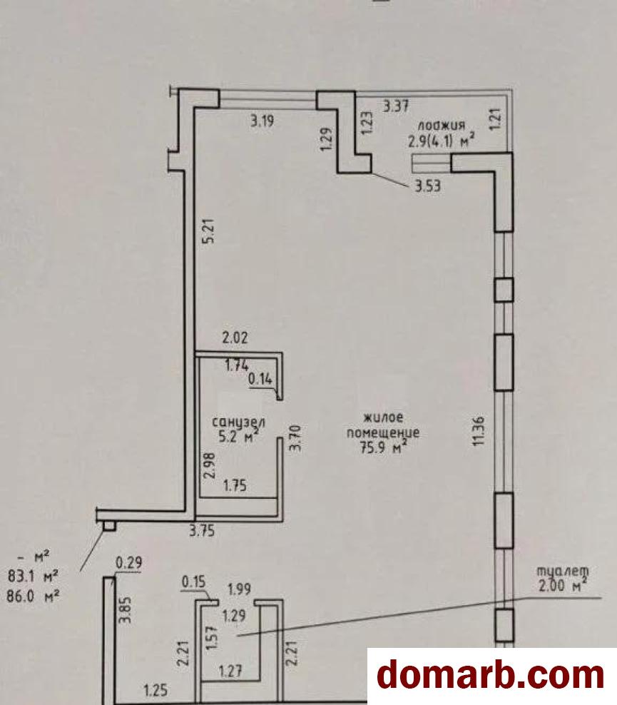 Купить Копище Купить Квартиру 2019 г. 83,1 м2 7 этаж 3-ная Братьев Ра в городе Копище