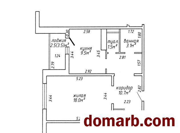 Купить Минск Купить Квартиру 2016 г. 45,3 м2 2 этаж 1-ная Михаила Пта в городе Минск