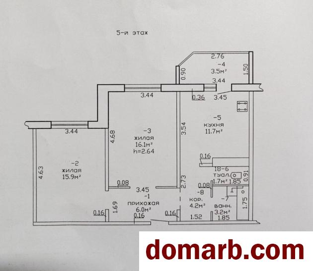 Купить Гомель Купить Квартиру 2011 г. 62.3 м2 5 этаж 2-ная Оськина ул в городе Гомель