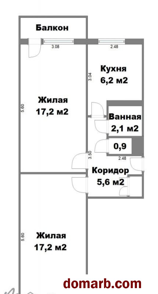 Купить Минск Купить Квартиру 1967 г. 50.5 м2 3 этаж 2-ная Уборевича у в городе Минск