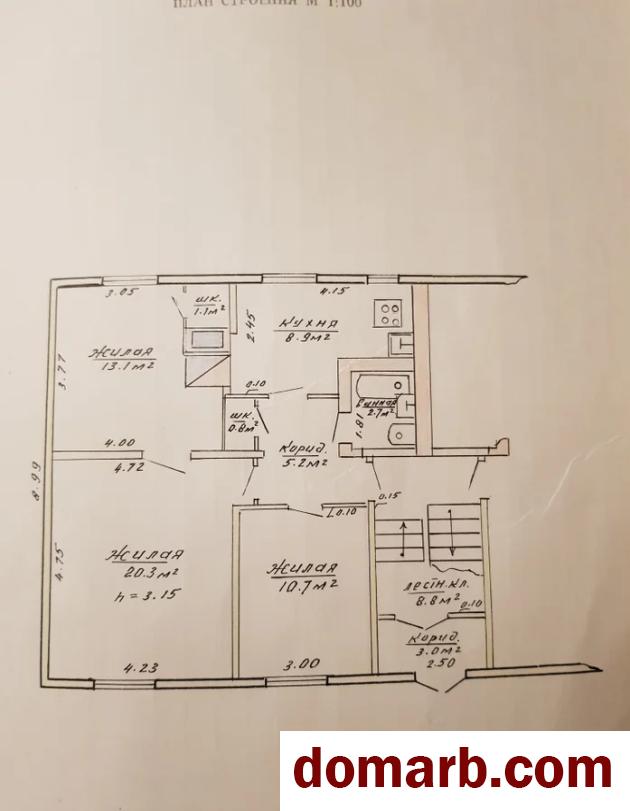 Купить Пружаны Купить Квартиру 62,8 м2 1 этаж 3-ная $16500 в городе Пружаны