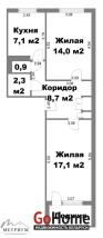 Минск Купить Квартиру 1986 г. 53.1 м2 1 этаж 2-ная Леси Украин