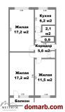 Минск Купить Квартиру 1968 г. 62 м2 3 этаж 3-ная Ландера ул. $6